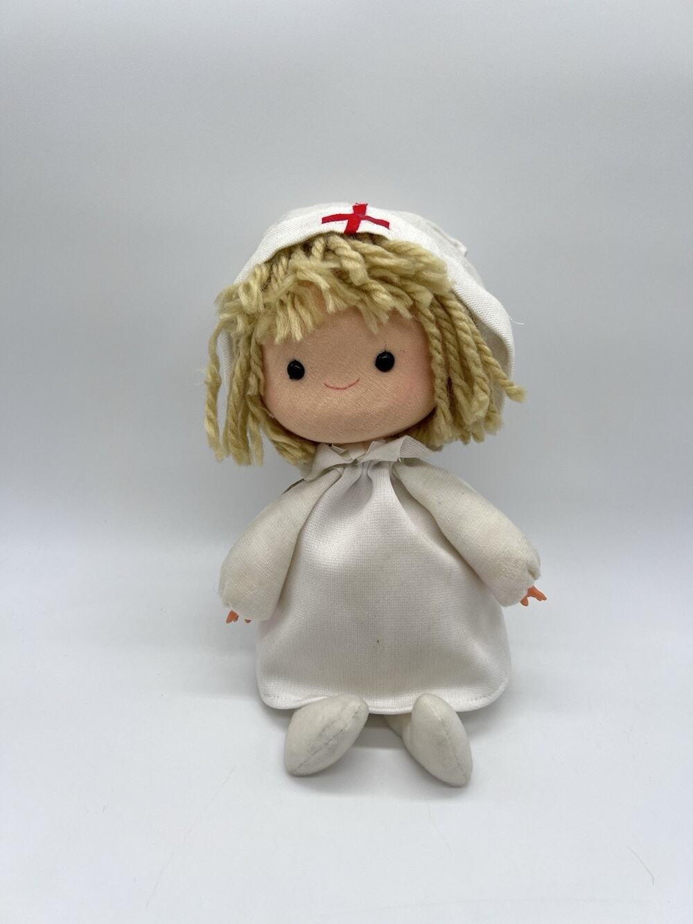 Vintage Schmid Music Box Nurse Doll Japan 143 A Spoonful Of Sugar 8”